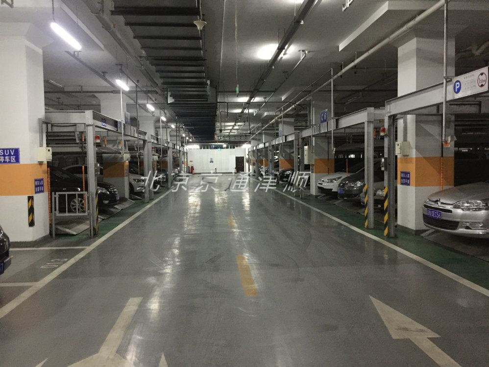 2層地下升降橫移車庫